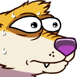 Telegram sticker 😟 Skaifox Twitch Pack