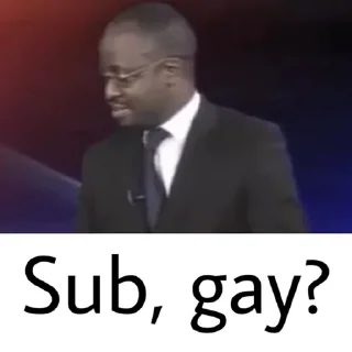 Video sticker 😂 Gay? - @Probably_gojo