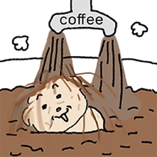 Telegram stiker ⭐ 개 백수 누롱지 @moe_sticker_bot