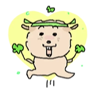 Video sticker ⭐ 개 백수 누롱지 @moe_sticker_bot