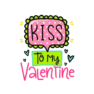 Telegram sticker 💟 Hugs and Kisses @stickerus