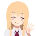 Telegram sticker 👋 anime emotions by @armchair_warrior
