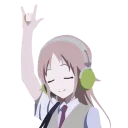 Telegram sticker 🎧 anime emotions by @armchair_warrior