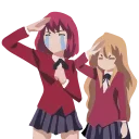 Telegram sticker 😭 anime emotions by @armchair_warrior