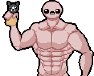 Telegram sticker 😶 TboI: Cursed