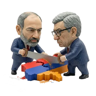 Telegram sticker 🪚 Pashinyan