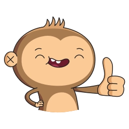 Telegram sticker 👍 Aloe Monkey @TgSticker