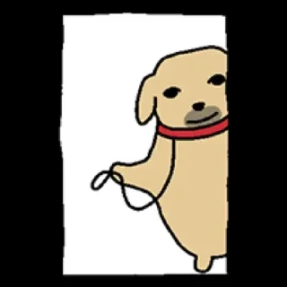 Video sticker 😊 蘸了炸醬的小狗
