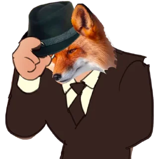Telegram sticker 🦊 Лисий фембойчик