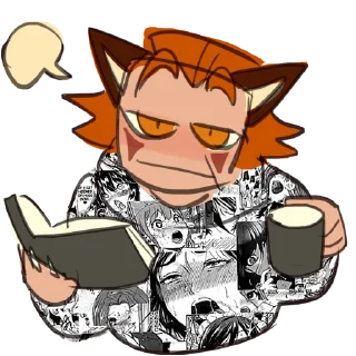 Telegram sticker 🦊 Лисий фембойчик