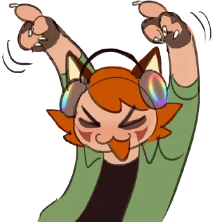 Video sticker 🦊 Лисий фембойчик