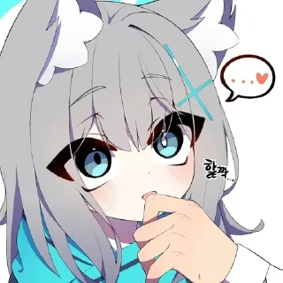 Video sticker 💢 Хламчик по Blue Archive