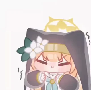 Video sticker 😡 Хламчик по Blue Archive