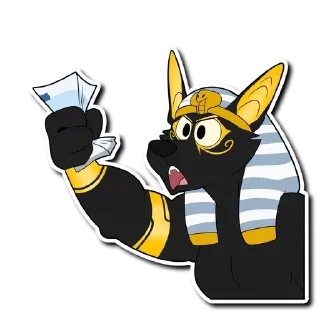 Телеграм стикер 💷 Anubis Megapack :: @fStikBot