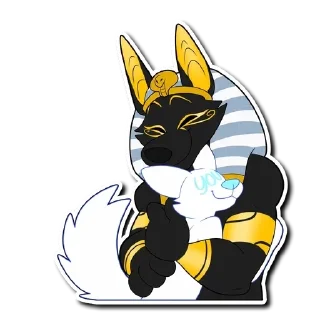 Телеграм стикер 🤗 Anubis Megapack :: @fStikBot