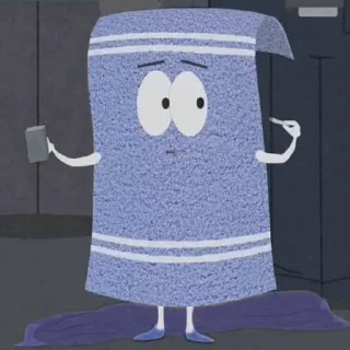 Telegram sticker 🧵 towelie`