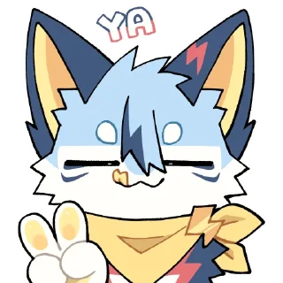 Sticker ✌ 菲爾狐狐鯊 (X: @RA_FAIER)