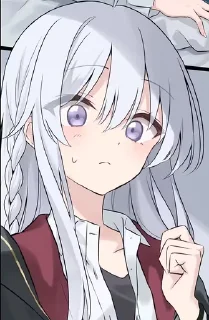 Telegram sticker ❤️ 伊蕾娜卡哇伊