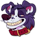 Telegram stiker 😁 Vin the Bordeaux Collie