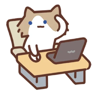 Video sticker 😔 月薪喵一