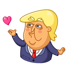 Sticker 😘 Trump @TgEmojis
