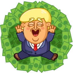 Sticker 🤑 Trump @TgEmojis