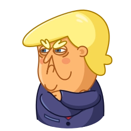 Sticker 😠 Trump @TgEmojis