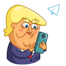Sticker ✉️ Trump @TgEmojis