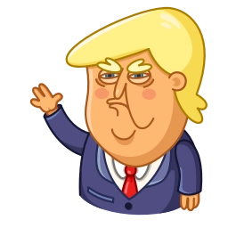 Sticker 👋 Trump @TgEmojis