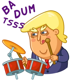 Sticker 🥁 Trump @TgEmojis