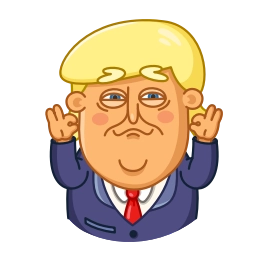 Sticker 👌 Trump @TgEmojis