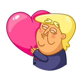 Sticker ❤️ Trump @TgEmojis