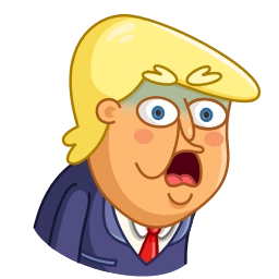 Sticker 😨 Trump @TgEmojis