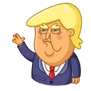 Video sticker 👋 Trump @TgEmojis