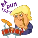 Video sticker 🥁 Trump @TgEmojis