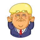 Video sticker 👌 Trump @TgEmojis