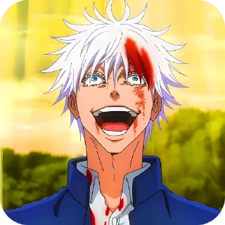 Telegram sticker 😅 Годжо & Сукуна @anime_sticks