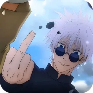 Video sticker 🖕 Годжо & Сукуна @anime_sticks