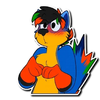 Video sticker 😳 @frostedpawde — @stckrRobot