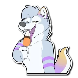 Video sticker 👅 @frostedpawde — @stckrRobot