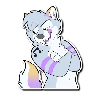 Telegram sticker 😈 @frostedpawde — @stckrRobot