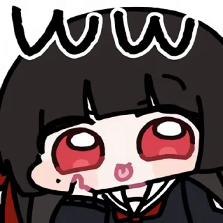 Video sticker 👻 명조치사짭밋다콘1a @DCConSticker