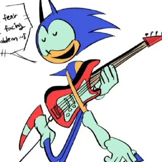Video sticker 🎸 Rewrite Sonic