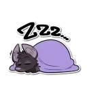 Телеграм стикер 💤 Mishka
