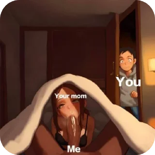 Telegram sticker 💪 Incest