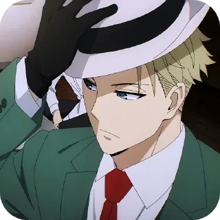 Sticker 🤨 Семья шпиона 1 @anime_sticks