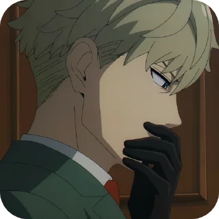 Telegram sticker 🤭 Семья шпиона 1 @anime_sticks