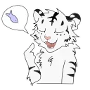 Telegram sticker 🐟 Amaranth The Tiger