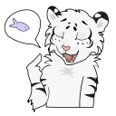 Telegram sticker 🐟 Amaranth The Tiger