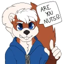 Telegram sticker 😤 Fill the Squirrel